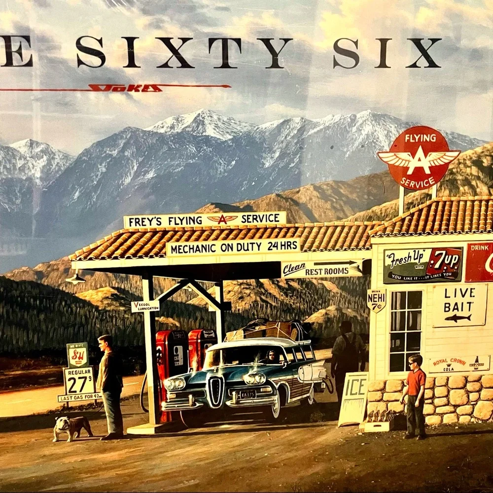 NEW Large Heavy Duty Steel Route 66 Flying A Service Gas Station Sign
